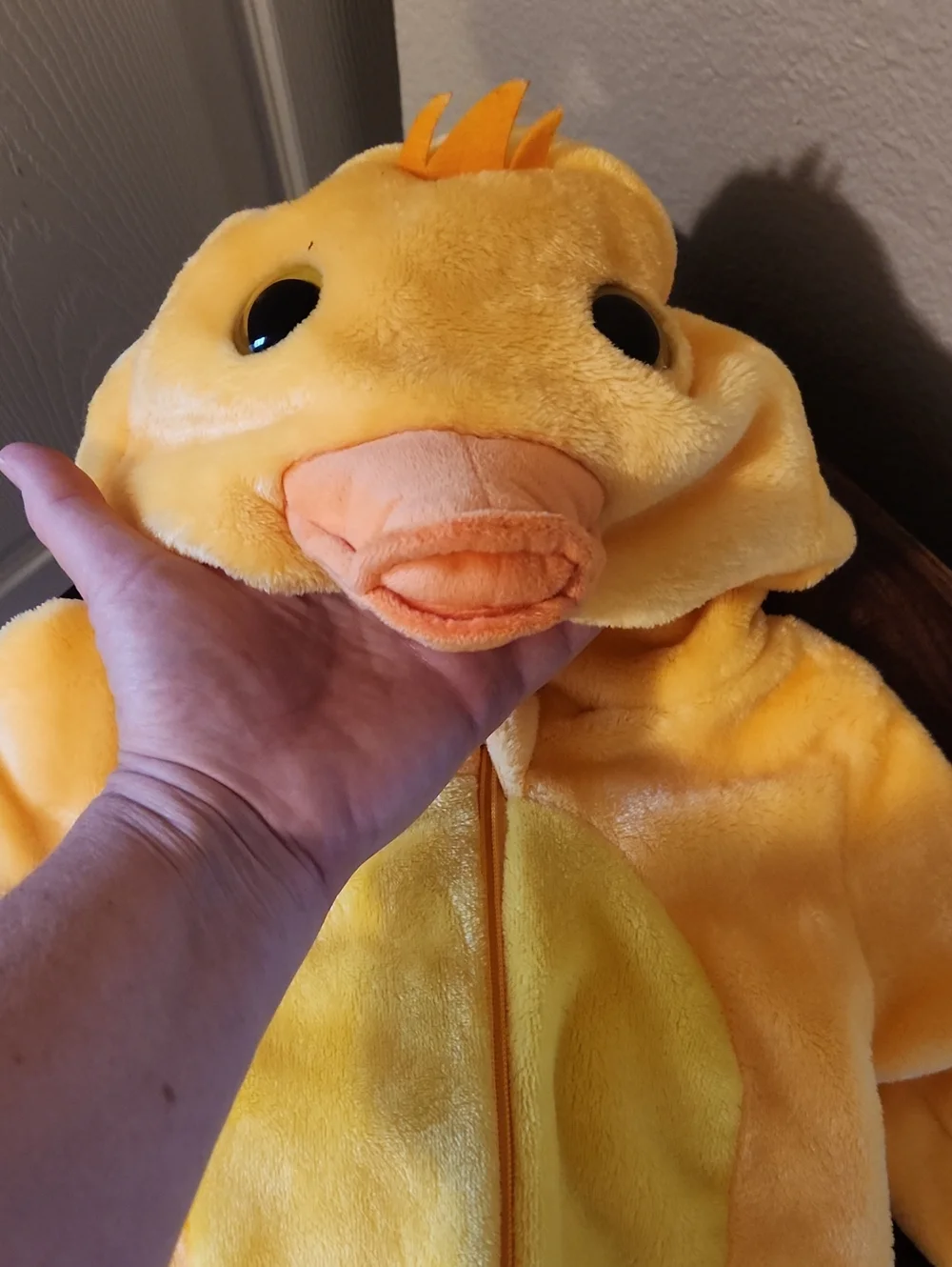 Yellow Plush Duck Toddler Costume